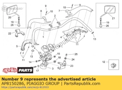 Aprilia AP8150286, Vis à six pans creux m6x35, OEM: Aprilia AP8150286