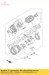 Here you can order the bearing from Yamaha, with part number 4BH816431000: