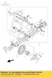 Aqui você pode pedir o alfinete em Yamaha , com o número da peça 5GH259240000: