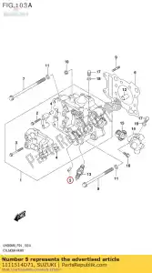 suzuki 1111514D71 guide, soupape - La partie au fond