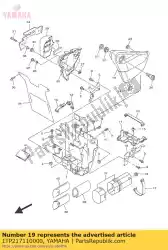 Ici, vous pouvez commander le couverture, côté 1 auprès de Yamaha , avec le numéro de pièce 1TP217110000: