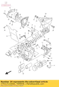 yamaha 1TP217110000 couverture, côté 1 - La partie au fond