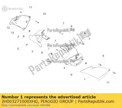 Here you can order the lh lat. Fairing, grey from Piaggio Group, with part number 2H003271000XHG: