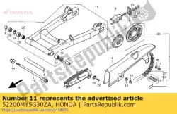 Ici, vous pouvez commander le aucune description disponible pour le moment auprès de Honda , avec le numéro de pièce 52200MY5G30ZA: