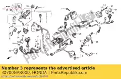 Qui puoi ordinare cap assy., noise s da Honda , con numero parte 30700GAR000: