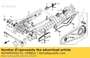 honda 40546MGSD70 czapka, koniec wahacza - Dół