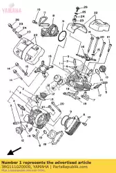 cilinderkop assy van Yamaha, met onderdeel nummer 3BG111020000, bestel je hier online: