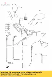 Here you can order the cable, throttle from Suzuki, with part number 5830008F00: