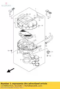 Suzuki 1370001H10 cleaner assy,ai - Bottom side