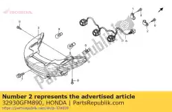 Here you can order the no description available at the moment from Honda, with part number 32930GFM890: