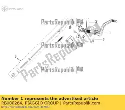 Qui puoi ordinare voetremhendel da Piaggio Group , con numero parte RB000264: