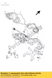 Aquí puede pedir velocímetro de Suzuki , con el número de pieza 3412044H10: