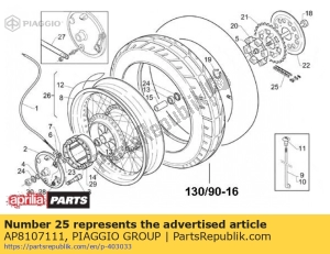 aprilia AP8107111 ?a?cuch cpl conn. link - Dół