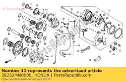 Qui puoi ordinare nessuna descrizione disponibile al momento da Honda , con numero parte 28232MM0000: