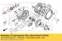 41310MCSG01, Honda, gear set, final honda st pan european a  st1300 st1300a 1300 , New