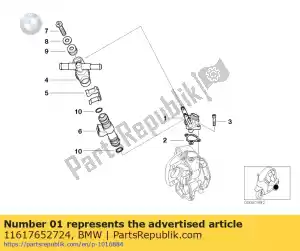 bmw 11617652724 collettore di aspirazione - Lato destro