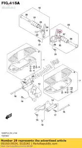 suzuki 0916019024 sluitring, 19,5x32x - Onderkant