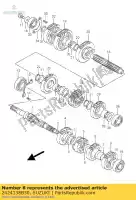 2424138B30, Suzuki, bieg, 4. bieg suzuki vl intruder c1500 vl1500 lc 1500 , Nowy