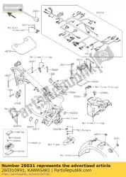 Aqui você pode pedir o arnês, rr ej800abf em Kawasaki , com o número da peça 260310991: