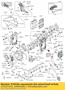 kawasaki 270101443 prze??cznik zx1200-b1 - Dół