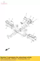 958121205500, Yamaha, bout, flens (j50) yamaha yfz yzf 450 2010 2011 2012 2013 2014 2015 2016, Nieuw