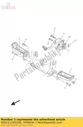 Here you can order the bolt, flange(j50) from Yamaha, with part number 958121205500: