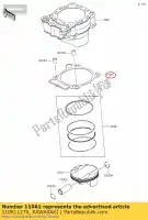 110611270, Kawasaki, 01 pakking, cilinderbasis: kawasaki  450 2019 2020 2021, Nieuw