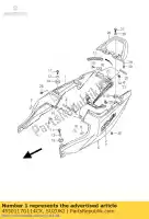 4550117G114CX, Suzuki, cubierta comp, asiento suzuki sv  su sa u a s ua sua sv650nsnasa 650 , Nuevo