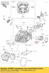 Tutaj możesz zamówić ring-o, 42x1,9 od Kawasaki , z numerem części 920550186: