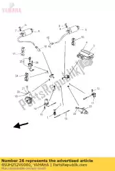 Here you can order the screw,special from Yamaha, with part number 4SUH252V0000: