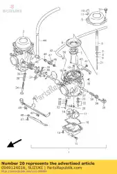 Qui puoi ordinare jet, principale da Suzuki , con numero parte 0949124016: