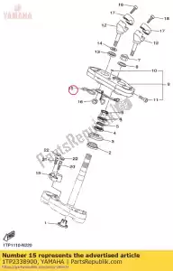 yamaha 1TP2338900 gids, kabel - Onderkant