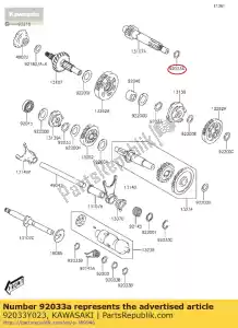 kawasaki 92033Y023 anello a scatto, 25mm kvf300ccf - Il fondo