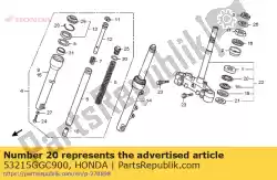 Here you can order the no description available at the moment from Honda, with part number 53215GGC900: