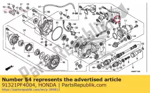 Honda 91321PF4004 joint torique, 18,3x2,4 (nok) - La partie au fond