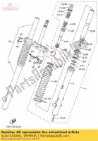 1C6F334000, Yamaha, Sous parenthèse comp. yamaha ttr230 230 , Nouveau