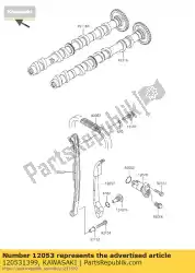 Here you can order the guide-chain,rr from Kawasaki, with part number 120531399: