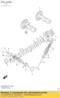 1272029F21, Suzuki, arbre à cames, échappement suzuki  dr z 400 2000 2001 2002 2003 2004 2005 2006 2007 2008 2009 2017 2018 2019, Nouveau