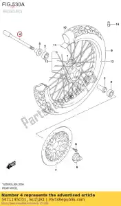 Suzuki 5471145C01 assale anteriore - Il fondo