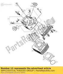 Ici, vous pouvez commander le oing auprès de Piaggio Group , avec le numéro de pièce 00M12501018: