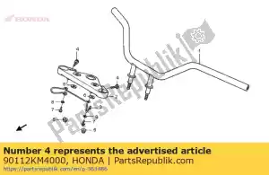 honda 90112KM4000 bolt, socket, 8x30 - Bottom side