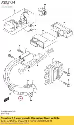 Ici, vous pouvez commander le cap assy, ?? Spark auprès de Suzuki , avec le numéro de pièce 3351031G00: