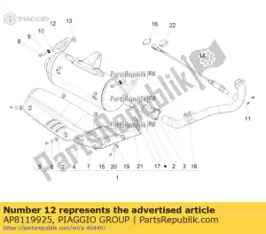 Piaggio Group AP8119925 cover - Bottom side