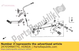 Honda 24705MN4770 pedal comp.,chang - Bottom side