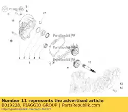 Qui puoi ordinare albero di trasmissione da Piaggio Group , con numero parte B019228: