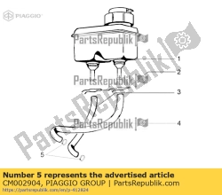 Aprilia CM002904, Fascetta, OEM: Aprilia CM002904