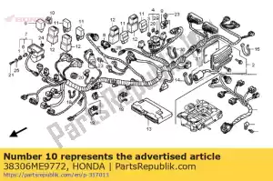 Honda 38306ME9772 suspensão, retransmissão de piscadela - Lado inferior