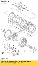 Qui puoi ordinare gruppo vite, frizione da Suzuki , con numero parte 2320041F00: