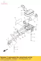 24W141930000, Yamaha, tubo 2, transbordamento yamaha  xtz yfm yfz yxr 50 80 125 250 350 400 450 600 660 1991 1992 1993 2000 2001 2002 2003 2004 2005 2006 2007 2008 2009 2010 2011 2012 2013 2014 2015 2016 2017 2019 2021, Novo