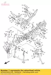 Qui puoi ordinare primavera, tensione da Yamaha , con numero parte 905065000100: